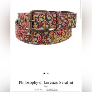 Belt by Philosophy Di Lorenzo Serafini size 40